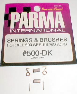 2 High Performance Coated Copper Brushes & 2 Copper Springs For 16D Parma NOS • $29.04