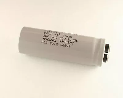 2x 90uF 250V Large Can Electrolytic Aluminum Capacitor Mfd DC 90mfd Surge 300V • $39.99