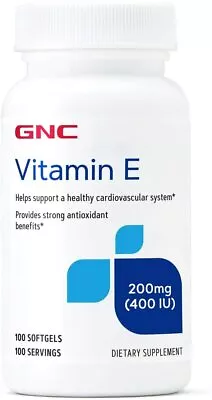 GNC Vitamin E 200mg 100 Softgels • $12.99