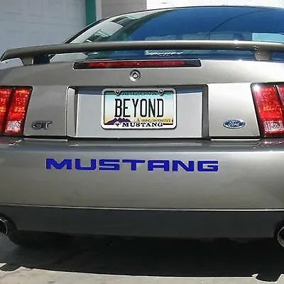 Ford Mustang 1999 To 2004 Rear Bumper Letters Insert Blue • $31.99