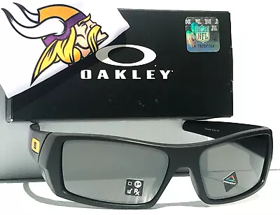 NFL Oakley Gascan MINNESOTA VIKINGS Matte Black PRIZM Black Sunglass 9014-A5 • $146.87