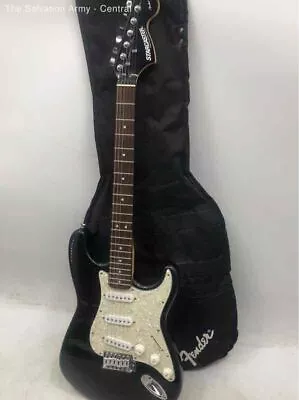 Starcaster By Fender White Black 6 String Jag-Stang Electric Guitar With Case • $74