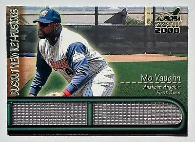 MINT 2000 Pacific Aurora Dugout View Net-Fusions Mo Vaughn #1 Anaheim Angels • $1