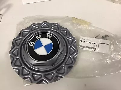 BMW E30 Crossspoke Center Cap 36131179493 Granite Silver 151 MM New Genuine  • $110