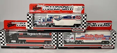 Matchbox Super Star Transporters 1992 Richard Petty STP Team Baby Ruth Virgina • $19.99