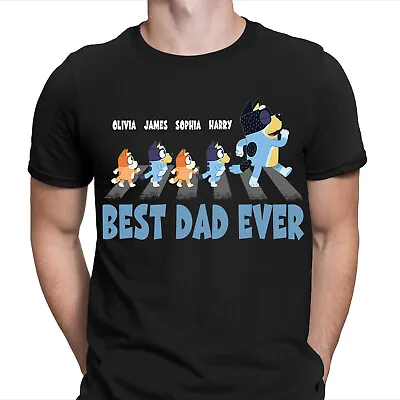 £9.99 • Buy Best Dad Ever Personalised Fathers Day T Shirt Birthday Tee Top #FD#2