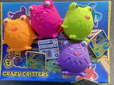 £2.99 • Buy 1 X CRAZY CRITTERS STRESS RELIEF SQUEEZE SQUASH KIDS.Sensory Toys, Party Bag
