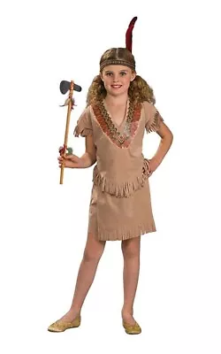 Indian Girl Pocohontas Squaw Childs Book Week Fancy Dress Up Halloween Costume • $37.99