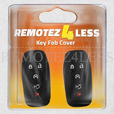 2 Key Fob Cover For 2015 2016 2017 Ford F-150 Remote Case Rubber Skin Jacket • $9.95