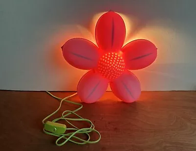 IKEA SMILA BLOMMA Pink Daisy Flower Wall Light. PAT Tested  • £10.95