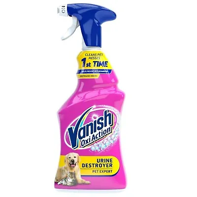 Vanish Pet Expert Carpet Cleaner Care Odour/Urine Stain Remover Spray 500ml • £9.99