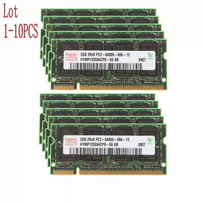 £5.99 • Buy For Hynix 20GB 16GB 8GB 4GB 2GB PC2-6400S DDR2-800Mhz 200Pin Laptop RAM LOT UK