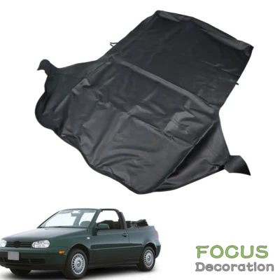 $150.59 • Buy For 1995 1996-2000 2001 Volkswagen VW Golf Cabriolet Convertible Soft Top Black
