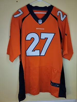 NFL Denver Broncos Knowshon MORENO #27 Nike On Field Orange Jersey Sz 56 Sewn • $49.99
