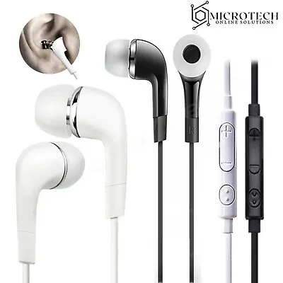 Headphones Earphones For Samsung Galaxy J3 J4 J5 S6 S7 S8 A3 A5 Edge Note 8 9 • £2.69