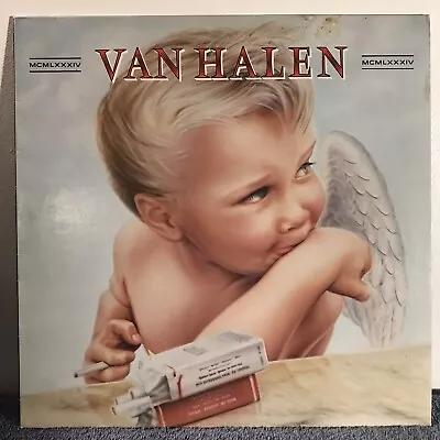 Vintage Van Halen 1984 Vinyl Lp Record Album Upside Down Back Cover MCMLXXXIV • $17