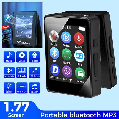 2024 Portable Bluetooth MP3 Player HiFi Sports Music Player Built-in Speaker US • $15.07