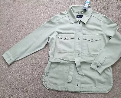 M&S Mint Denim Jacket With Pockets Marks & Spencer Size 14 • $25.27