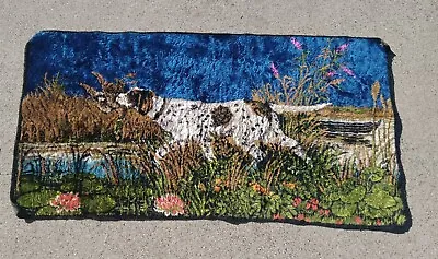 Vintage Hunting Pheasant Pointer Dog Tapestry. 38X19 • $22