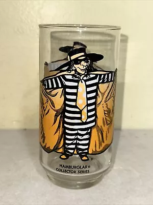 McDonald’s 1970’s Hamburglar Collector Series Glass Tumbler EXCELLENT CONDITION • $20.99