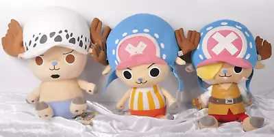 3 X One Piece Plush Tony Chopper Rare Super DX Trafalgar Pirate Banpresto • $110