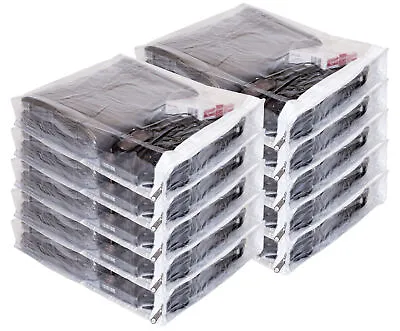 10-Pack Clear Vinyl Zippered Storage Bags 9 X 11 X 2 Inch With Display Pocket • $19.99