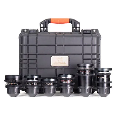 Carl Zeiss 25/35/50/80/120/135mm Cine Modded Lenses Set For Arri PL W/ Case! • $6953.36