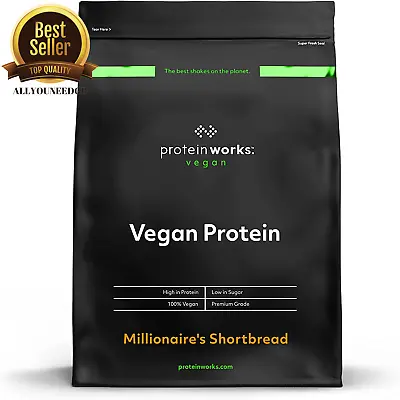 Protein Works Vegan Protein Powder Shake Plant Gluten Free CHOOSE FLAVOUR & SIZE • £15.99