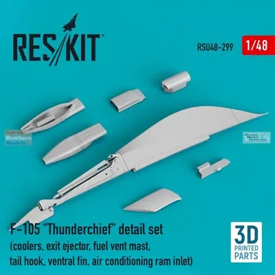 1/48 ResKit #480299 F-105 Thunderchief Detail Set • $18.99