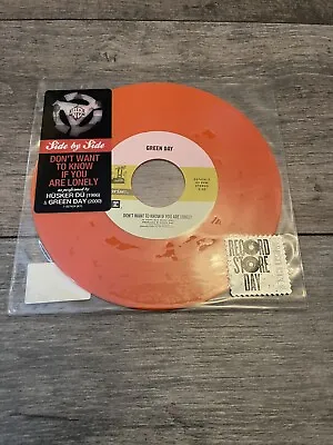 £19.99 • Buy Green Day / Husker Du- Don't Want To Know If You Are Lonely RSD Orange Vinyl NEW