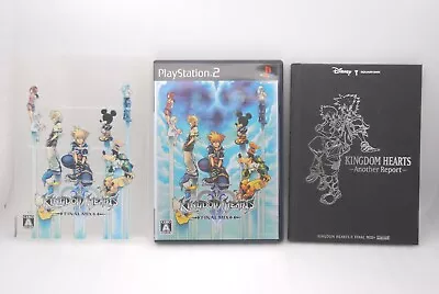 PlayStation2 KINGDOM HEARTS II FINAL MIX+ W/ Slipcase & Another Report Japan PS2 • $46.79