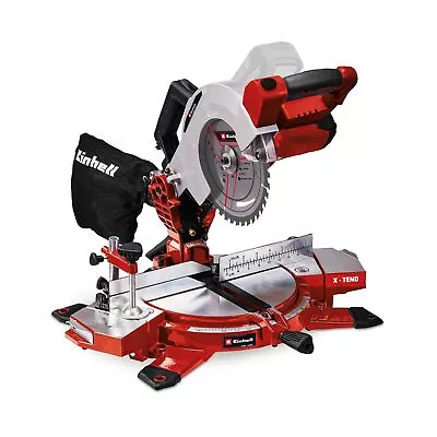 Einhell Cordless Mitre Saw 210mm Power X-Change TE-MS 18/210 Li-Solo BODY ONLY • £149.95