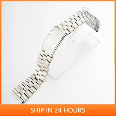 19mm Straight End Steel Vintage Wrist Watch Band Bracelet For Seiko SKX Pogue • $21.79