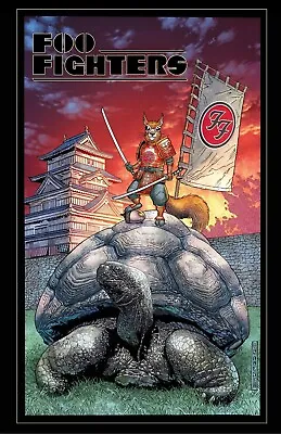$35 • Buy Foo Fighters Samurai  Concert Poster Signed By Scott James Limited 1500