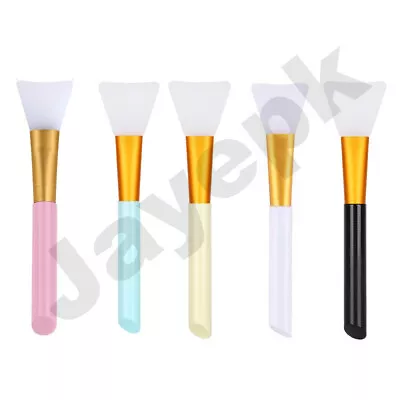 Silicone Face Mask Brush Pastel Facial Applicator Tools Makeup Mud Mixing • £2.29