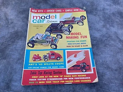FEBRUARY 1964 MODEL CAR SCIENCE Car Model Magazine • $11.99