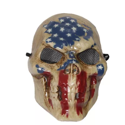 The Purge 3 Skull Mask USA Flag Halloween Fancy Dress Adult Election Year Horror • $38.01