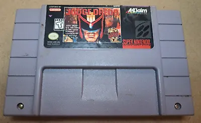 Judge Dredd SNES (Super Nintendo Entertainment System) Cartridge • $14.99