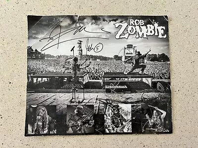 Rob Zombie Signed Poster! Signed By Rob Zombie Piggy D John 5 & Ginger! • $150