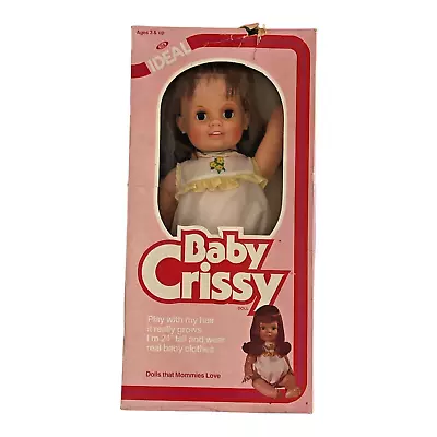 Baby Crissy Doll 1981 Ideal Toys 24  TALL W/GROWING HAIR & Box &Original Outfit • $256.35