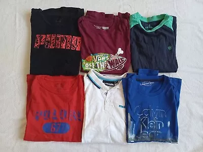 Boys Clothes Bundle Ralph Lauren  Fat Face Mckenzie Calvin Klein Tops 10-12 Year • £7.90