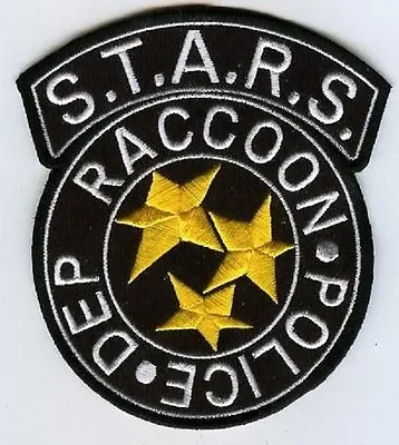 FANCY DRESS HALLOWEEN COSTUME PATCH: Resident Evil STARS Raccoon City Police BLK • $9.99