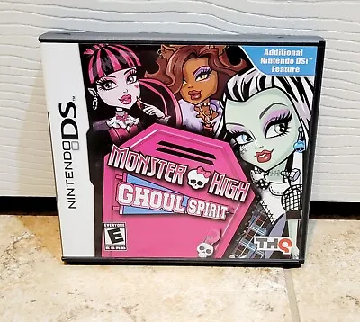 Monster High Ghoul Spirit Nintendo DS Complete W/ Manual Dolls Video Game  • $15.99