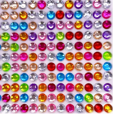 £2.09 • Buy Self Adhesive Stick On Diamante Individual Gem Stickers For Card Making Craft B