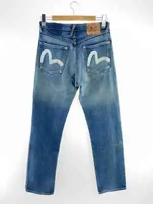 EVISU Straight Jeans Cotton Indigo 32 Used • $253.44