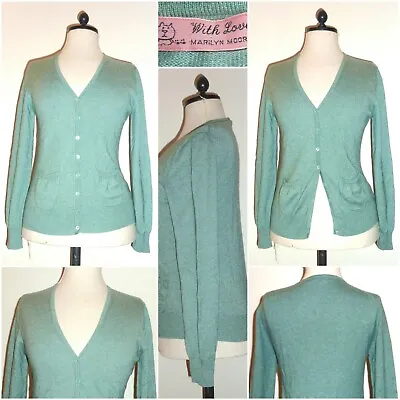 With Love Marilyn Moore Cashmere/silk Cardigan - Large - New Without Tags • £95