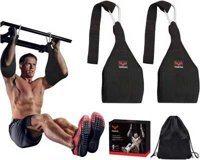 Tikaton Ab Straps Arm Padding For Pull Up Bar Hanging Fitness Abdominal Training • $27.99