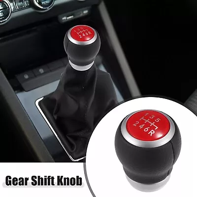 For 04-21 Subaru Impreza Wrx Sti 6-speed Shift Knob Leather Manual Gear Shifter • $16.05
