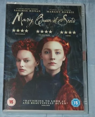 Mary Queen Of Scots DVD + Bonus Features NEW & SEALED Saoirse Ronan • £3.99