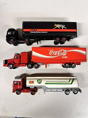 CORGI Lynx Express Delivery Network Coca Cola Truck & BP Truck Joblot • £20